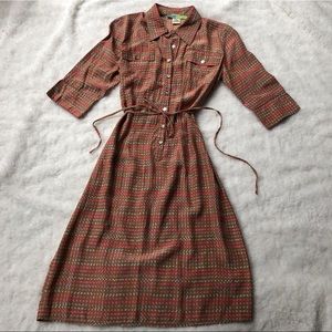 beth bowley anthropologie silk shirt dress